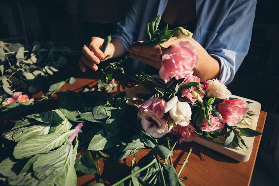 Florist Tips for Asymmetric Bouquet Arrangements